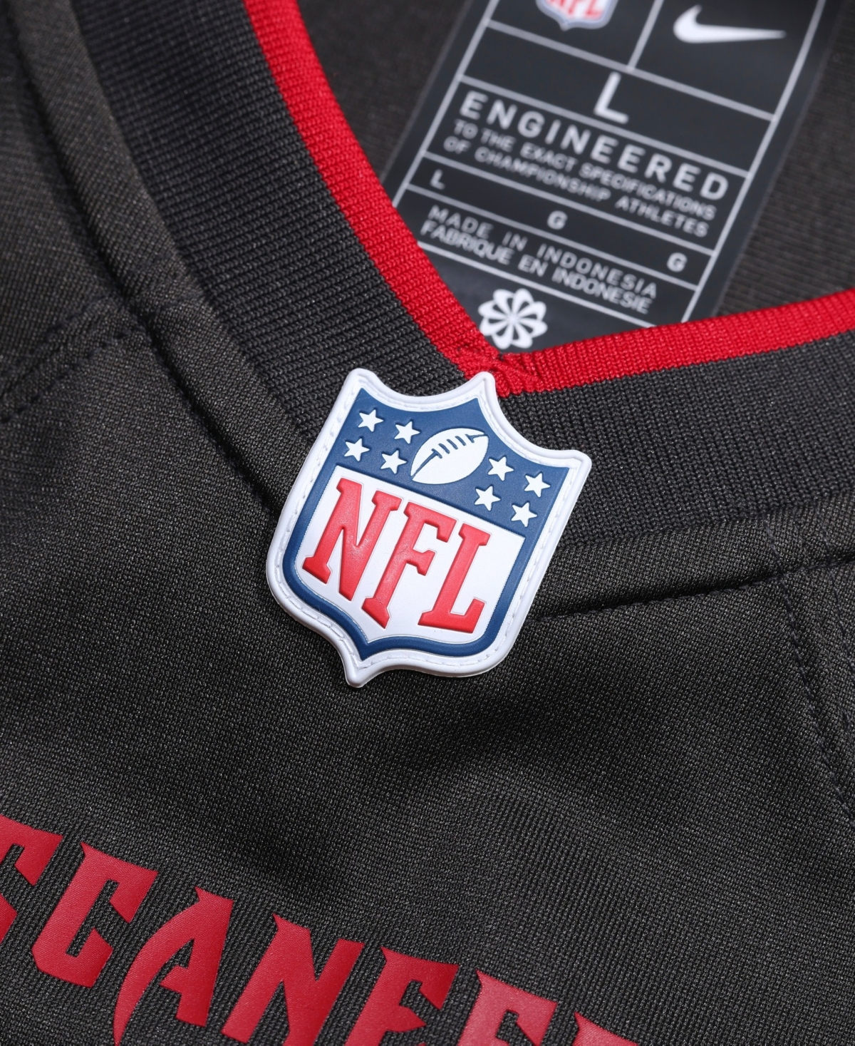 Nike Men's Emeka Egbuka Pewter Tampa Bay Buccaneers Alternate Game Player Jersey