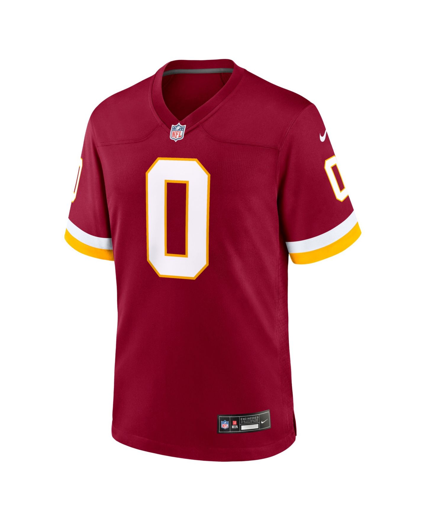 Мужской топ Nike Mike Sainristil Burgundy Washington Commanders Game Jersey — фото 2