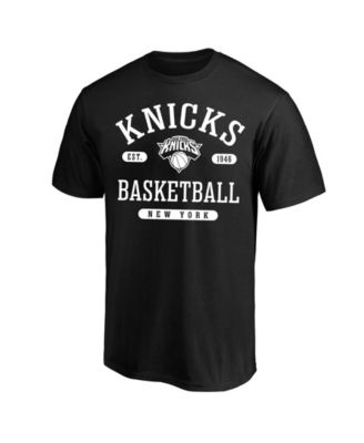 Men's Black New York Knicks Big and Tall Est. T-Shirt