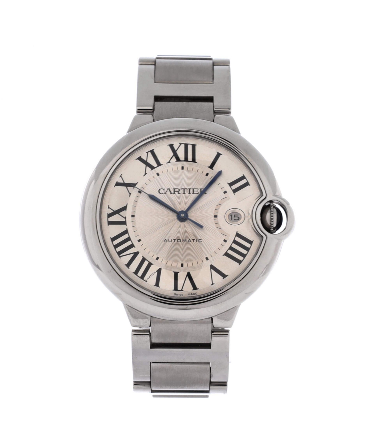 PreOwned Cartier Ballon Bleu de Cartier Automatic Watch in Stainless Steel 42mm  Dial color natural