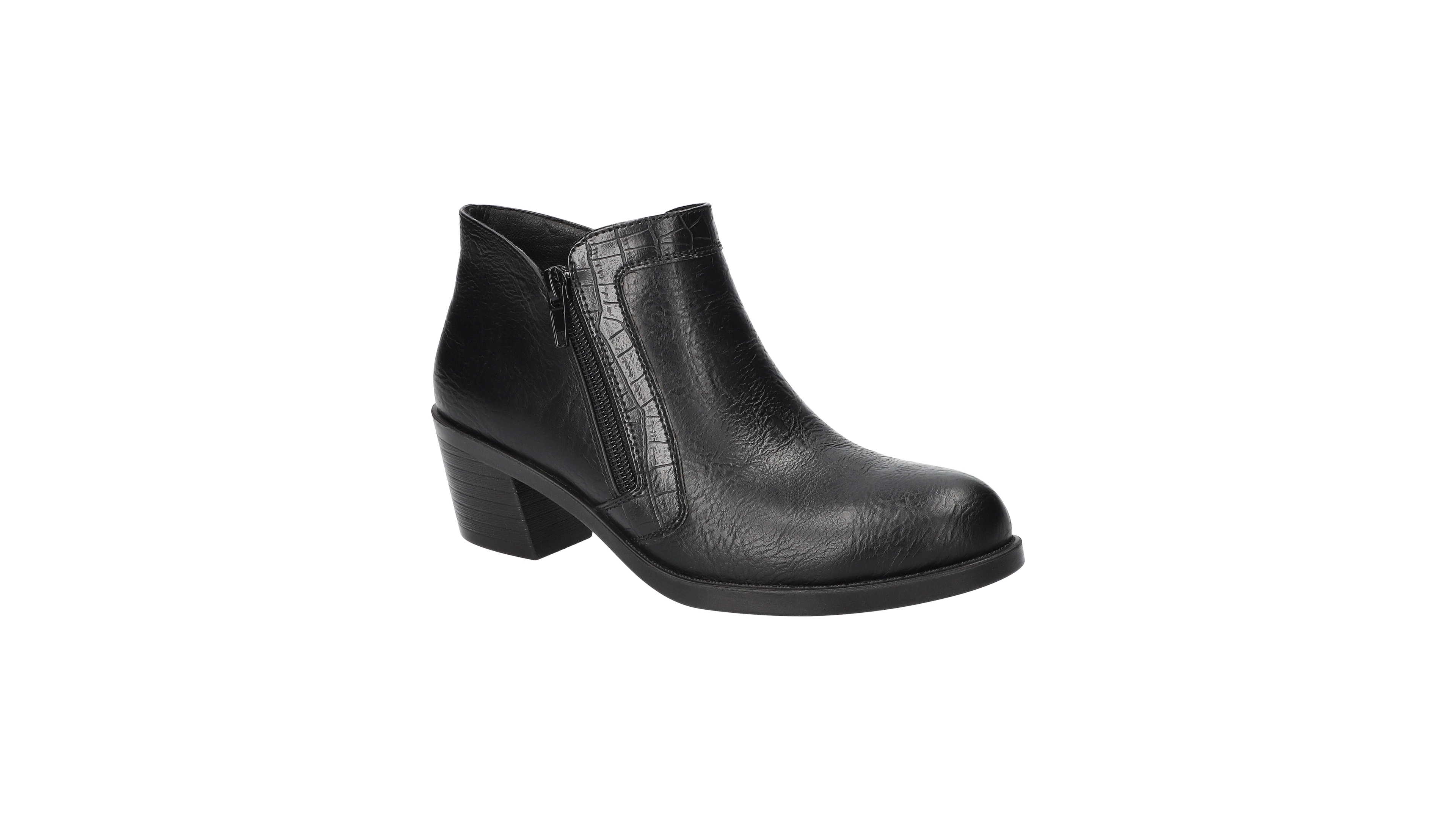 Easy Street Women's Bradley Block Heel Ankle Booties