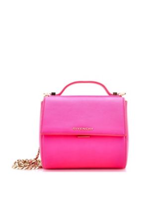 Mini Chain Pandora Box Bag Leather