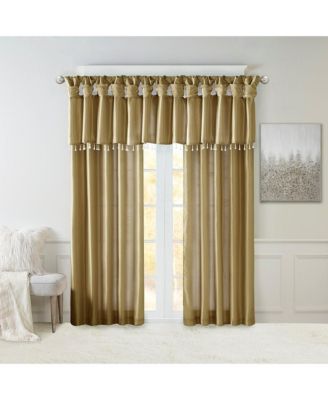 Twist Tab Lined Window Curtain