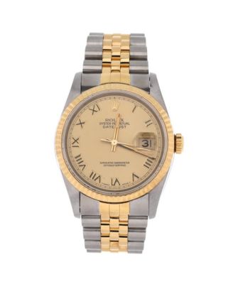 Oyster Perpetual Datejust Automatic Watch in Stainless Steel and Gold 36mm