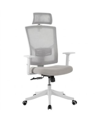 Ergonomic Mesh Office Chair with Lumbar Support, Headrest, Flip-Up Arms, 350lb Capacity