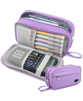 Large-Capacity 3-Layer Pencil Case – Durable, Portable Zippered Stationery Organizer; Suitable for School, Office, Teens, and Adults