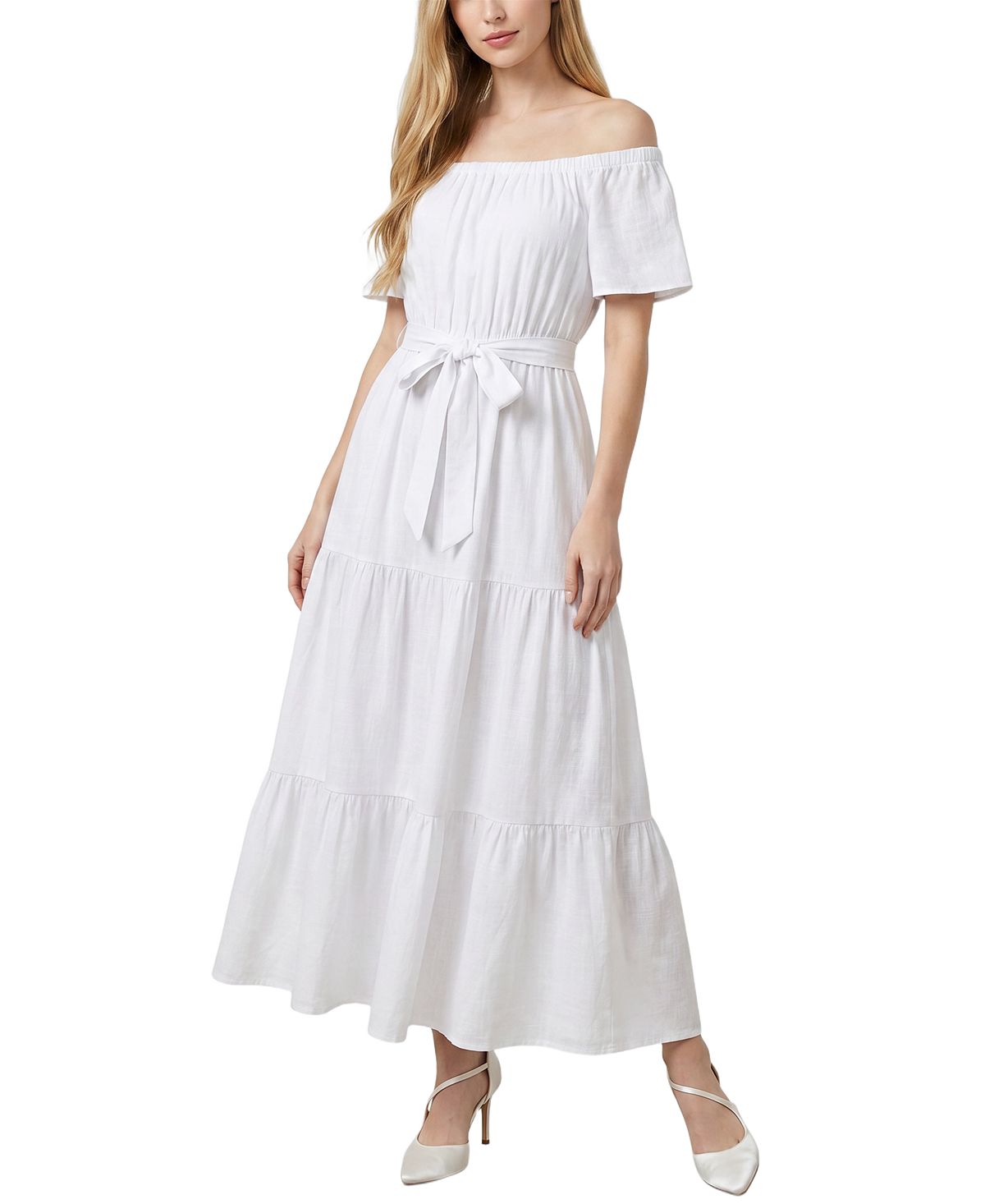 NY Collection Womem's Square Neck Maxi Dress view 1 — MAYCSS fashion products