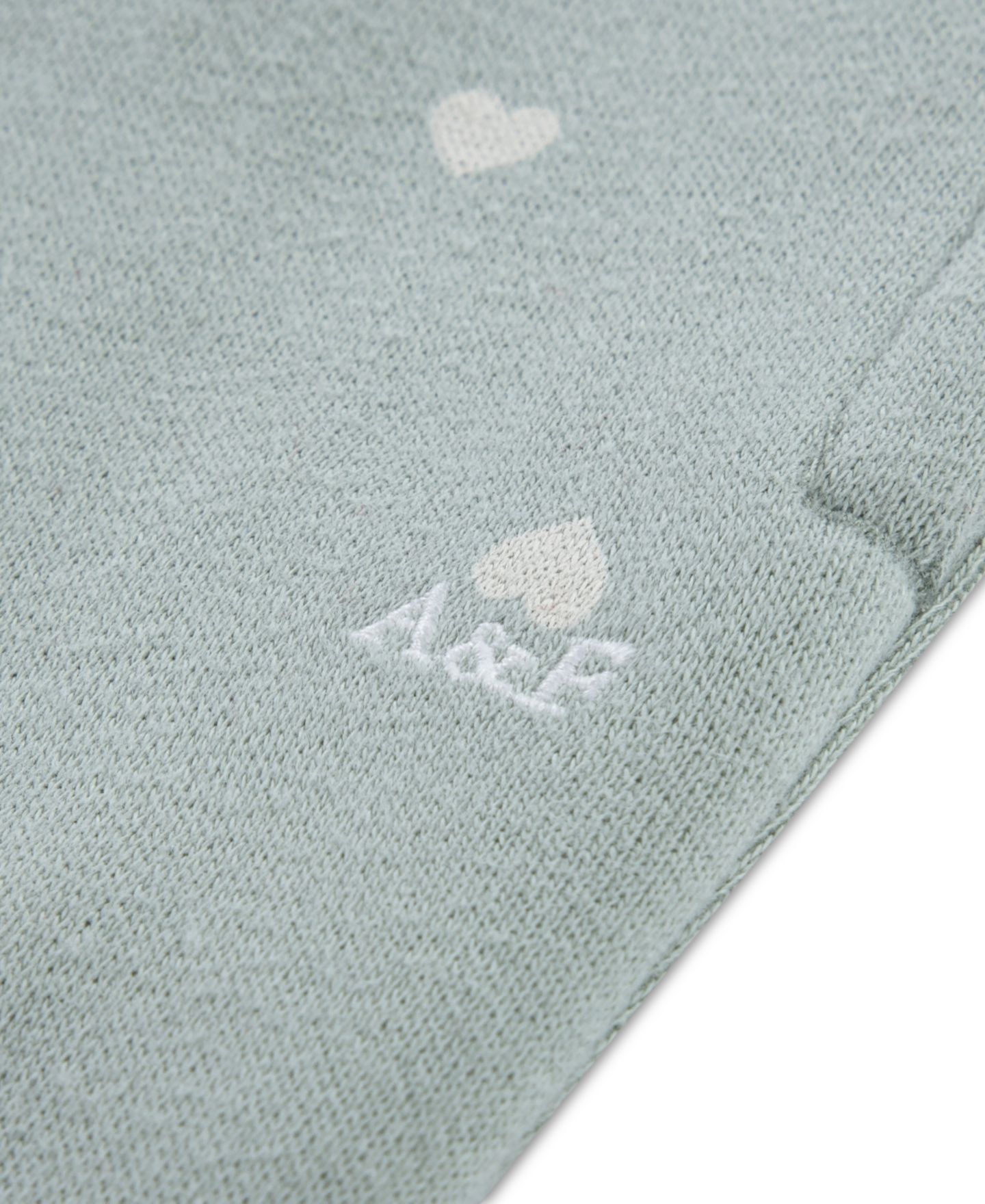 Детский комплект abercrombie kids Flutter для девочки: худи на молнии и джоггеры, цвет: Аквамариновый серый — фото 4