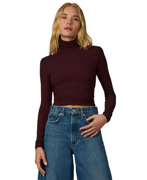Женский топ Joe's Jeans The Tony Long-Sleeve Turtleneck Knit, цвет: Бордо