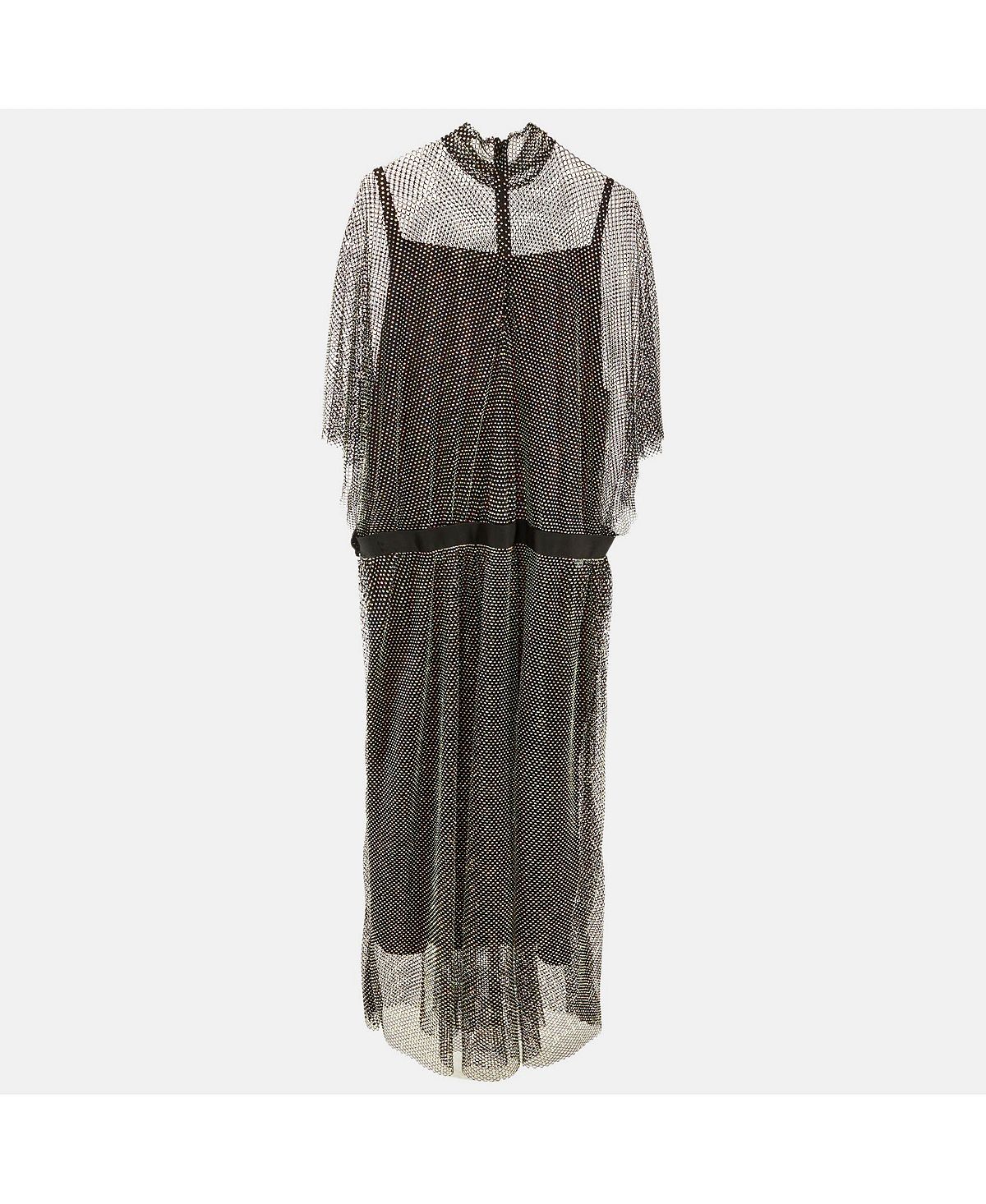 Pre-Owned Dolce & Gabbana Women's Rhinestone Embellished Oversized Maxi Dress view 2 — MAYCSS fashion products