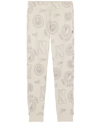 Boys' 8-20 Logo Print Jogger Pants