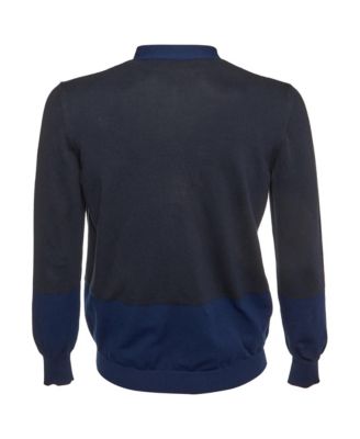 Pre-Owned Marni Men's Midnight Cotton Knit Button Front Cardigan