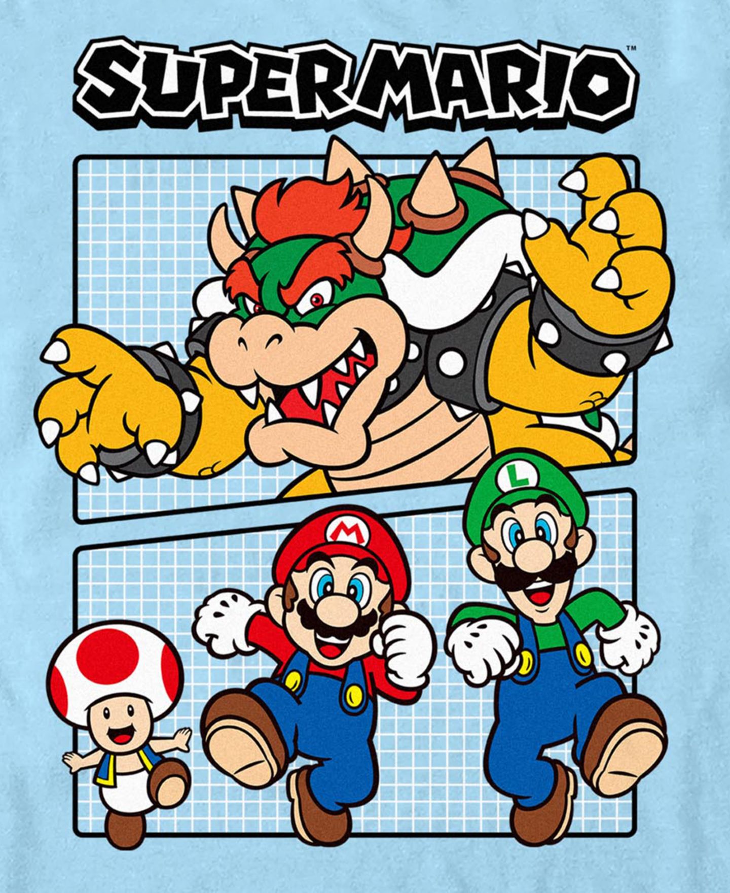 Мужская футболка Fifth Sun Nintendo Sm Watch Your Back, цвет: Светлый синий — фото 3