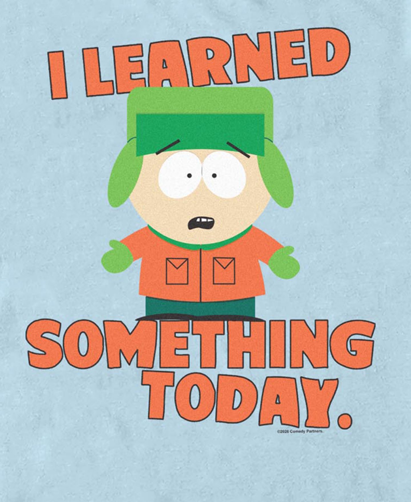 Мужская футболка Fifth Sun South Park Learned Something, цвет: Светлый синий — фото 3