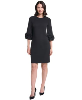 Women's Crew Neck Shift Dress