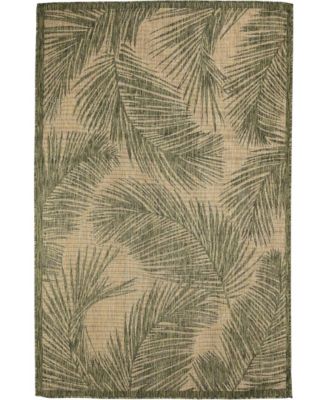Carmel Fronds 7'10" x 9'10" Outdoor Area Rug