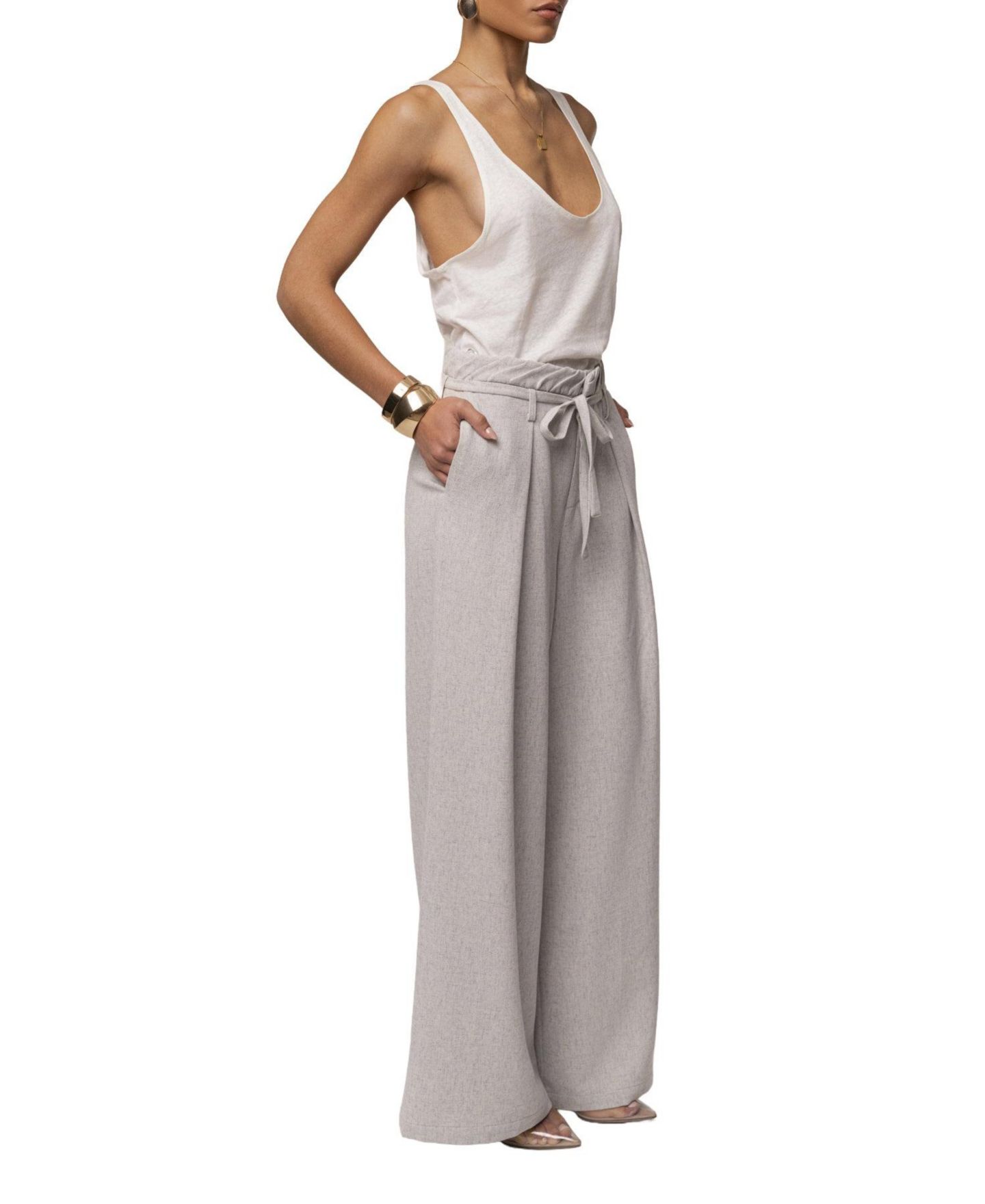 Женский топ JLUXLABEL Classic Scoop Neck — фото 5