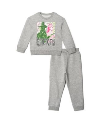 Girl's (5-12) Loungewear Two-Piece Sweatshirt and Pants Set