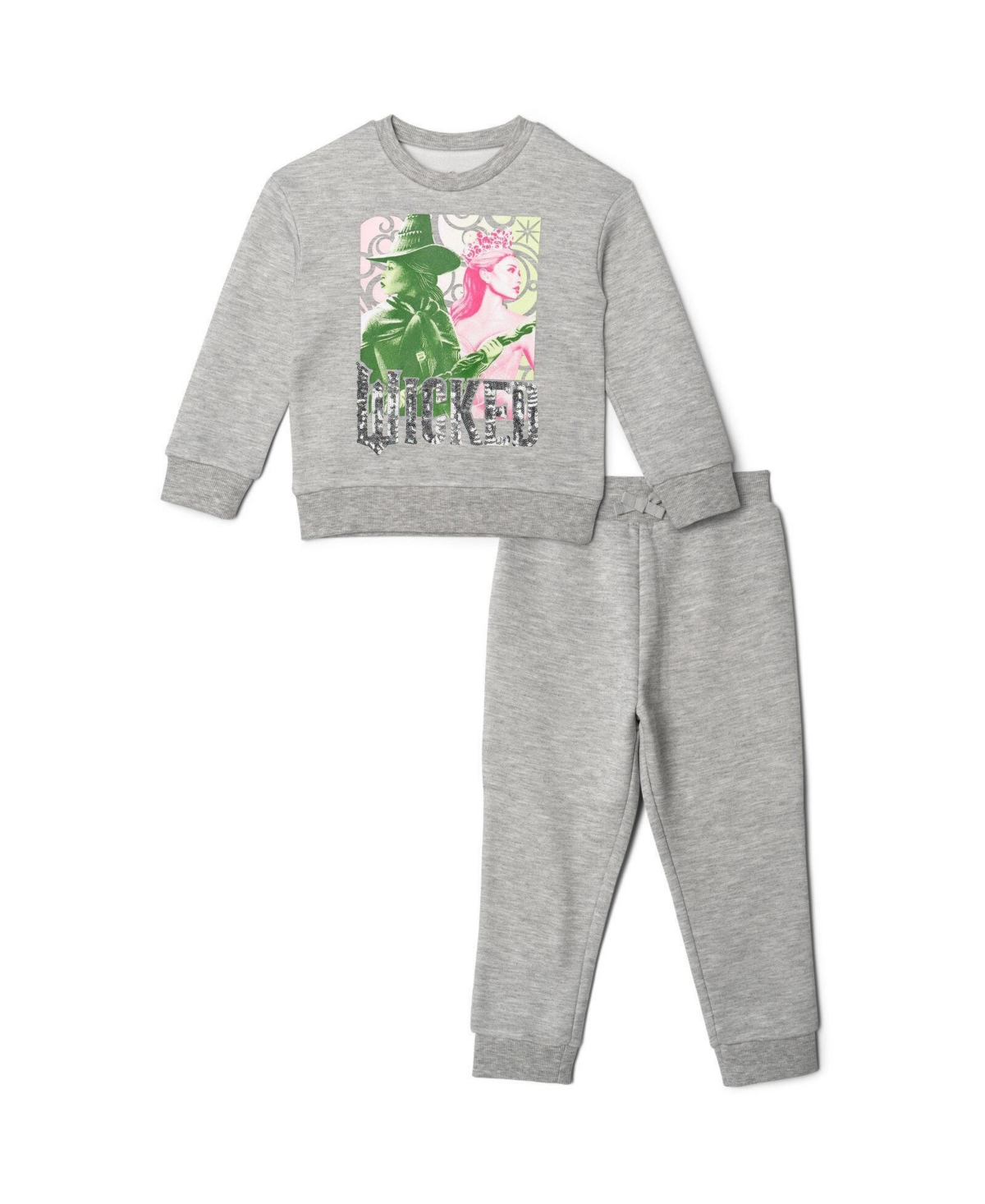 Wicked Girl's (5-12) Loungewear Two-Piece Sweatshirt and Pants Set