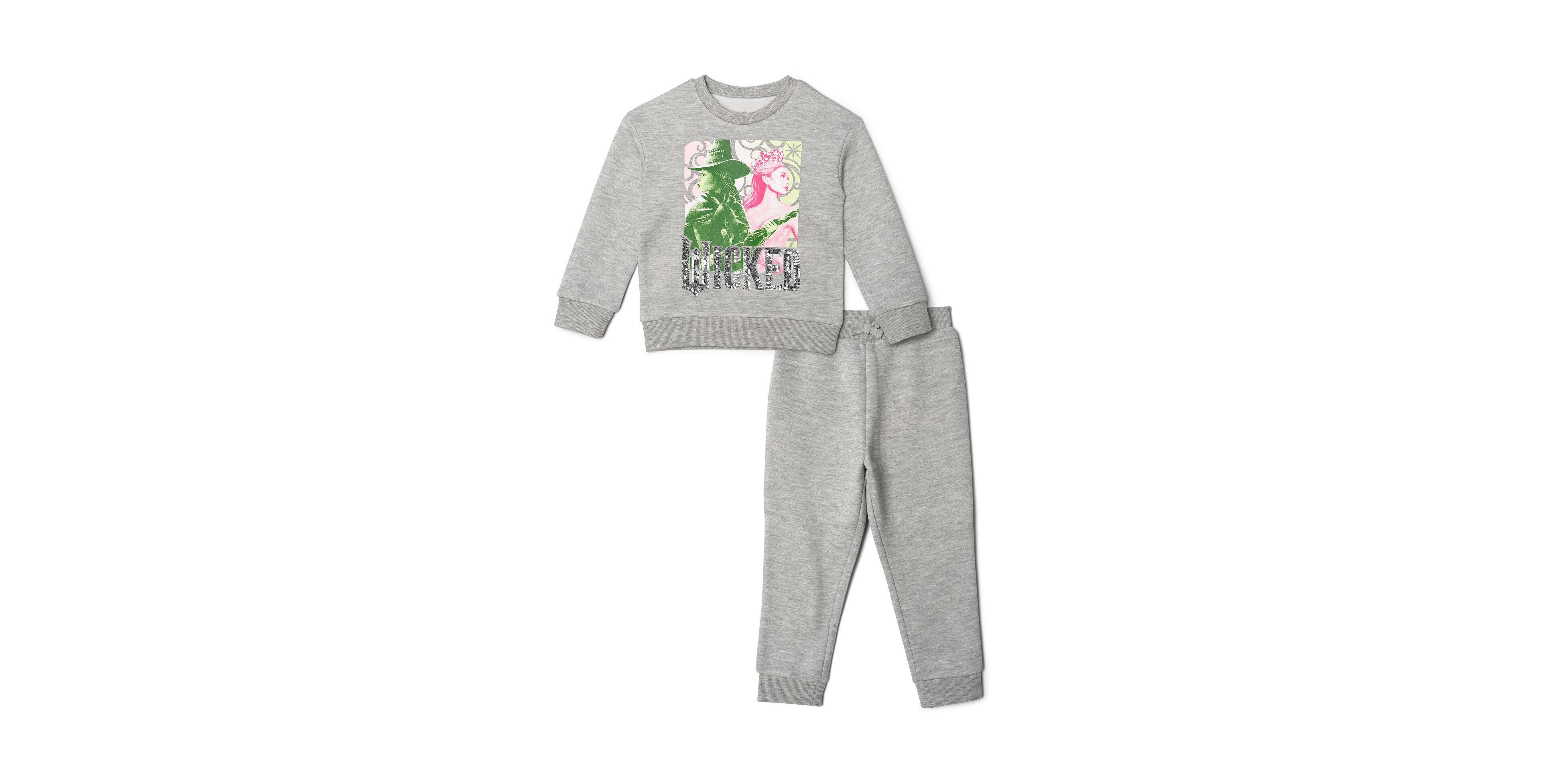 Wicked Girl's (5-12) Loungewear Two-Piece Sweatshirt and Pants Set