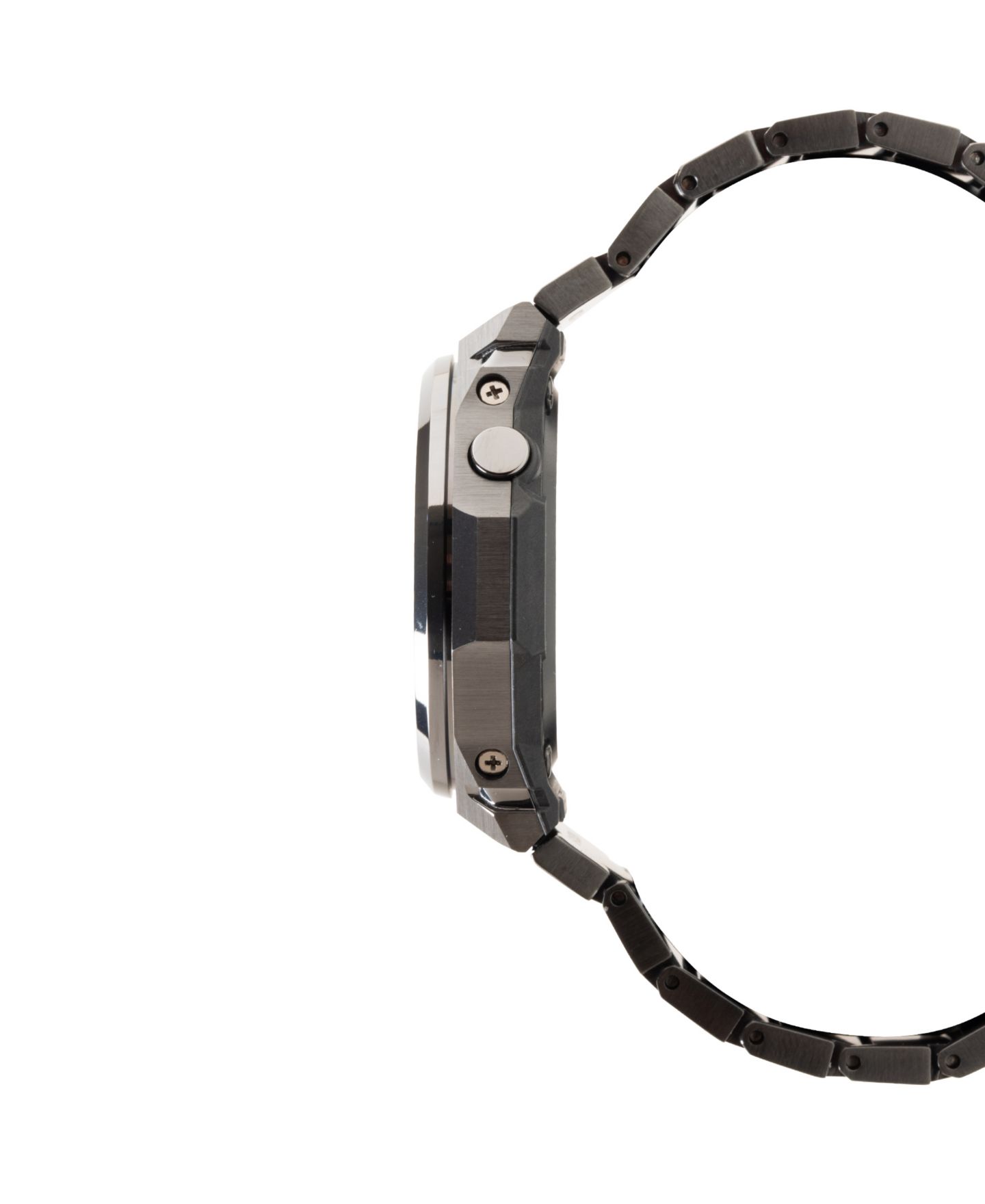 Мужские часы G-Shock Black Stainless Steel Analog Watch 44.2mm — фото 2