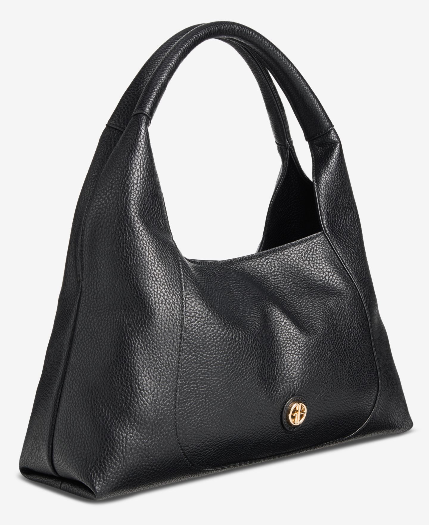 Женский клатч Giani Bernini Pebble Framed Clutch Crossbody, цвет: Чёрный — фото 11