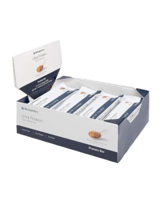 Ultra Protein Bar - High Protein Meal Replacement - Gluten-Free, Low Sugar, with Fiber, Iron and Calcium - Individually Wrapped - 12 Bars
