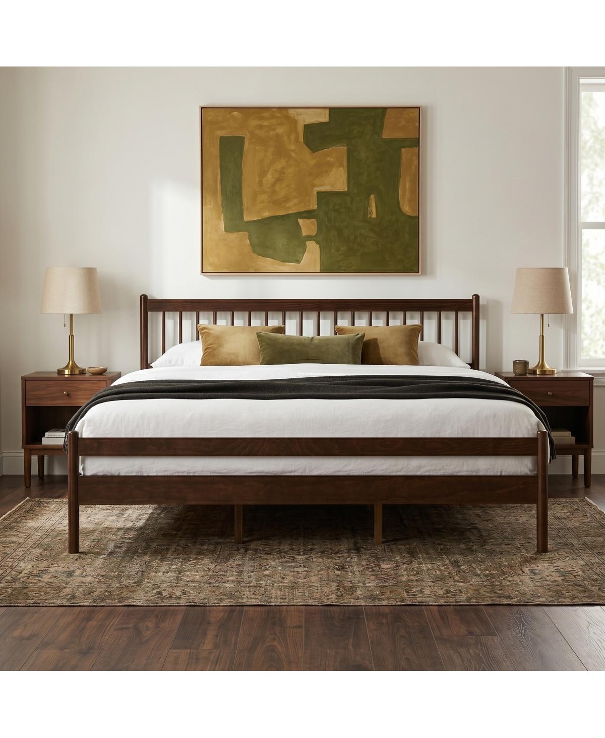 Streamdale Furniture Traditional King Size Pinewood Bed with Headboard and Footboard