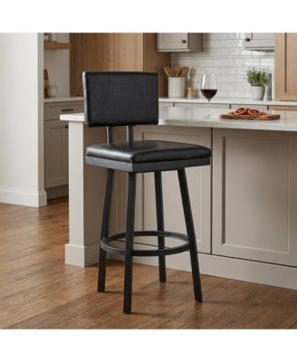 26" Iron Swivel Counter Height Bar Chair