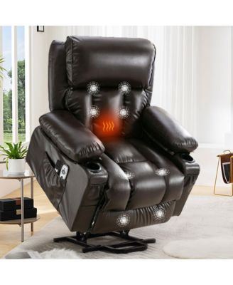 Power Electric Massage Lift Recliner with Heat, Vibration and USB