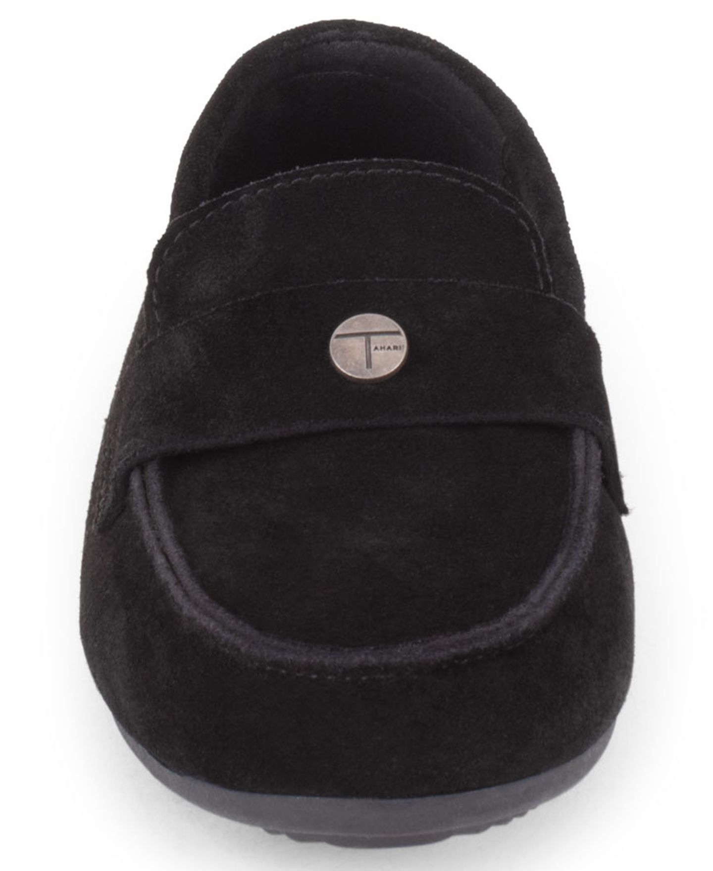 Женские туфли Tahari Bendel Suede Slip-On, цвет: Чёрный — фото 6