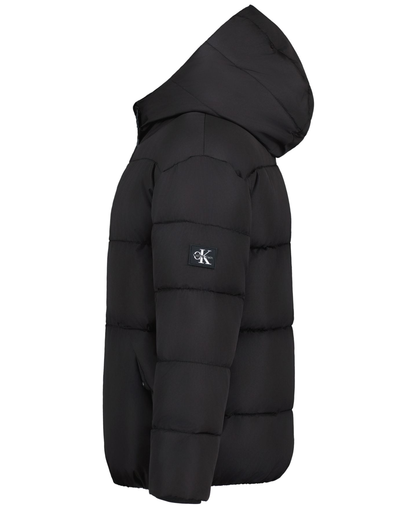 Куртка Calvin Klein Relaxed-Fit Long-Sleeve Puffer для мальчиков, цвет: Чёрный — фото 3