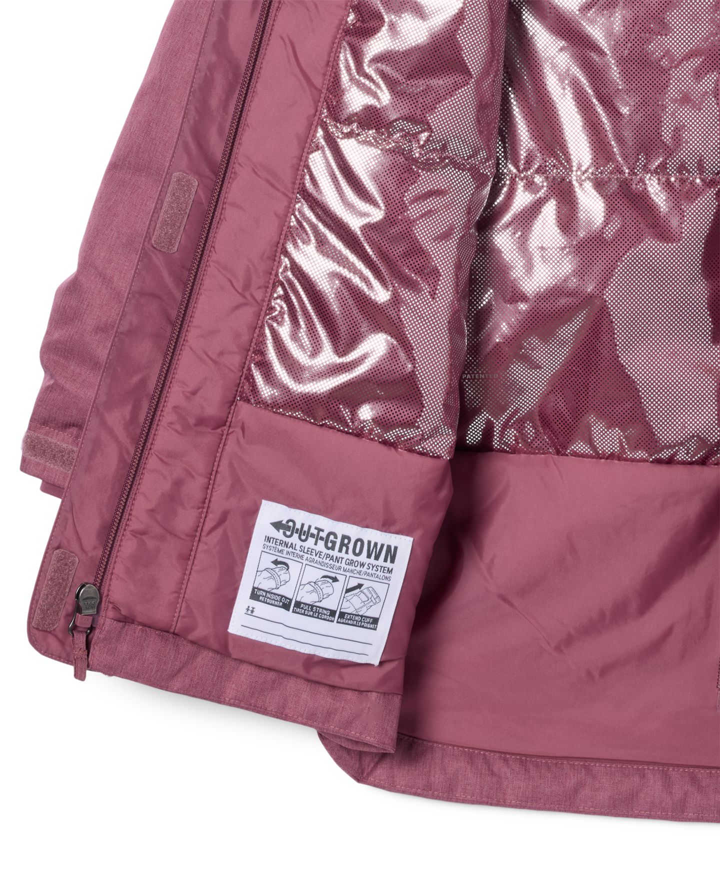 Куртка Columbia Suttle Mountain II Long Insulated Jacket для девочек, цвет: Состаренный розовато-лиловый — фото 3