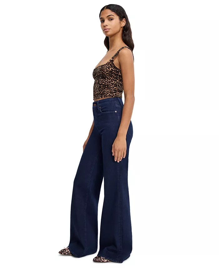 Petite High-Rise Wide-Leg Ankle Jeans - thumbnail 3