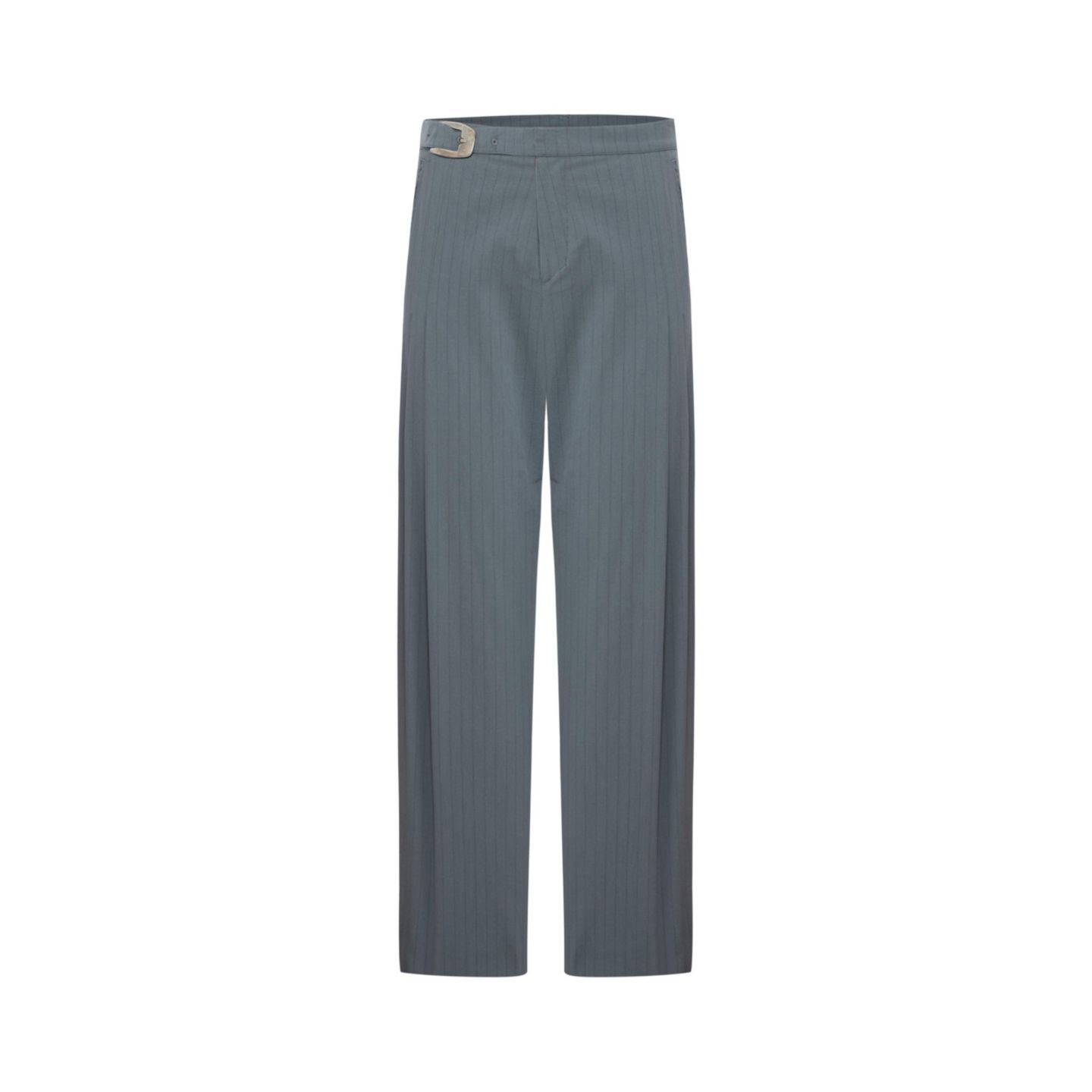 Мужской ремень PCFG Cotton Blend Striped Woven Pant With Belt, цвет: Серый — фото 2