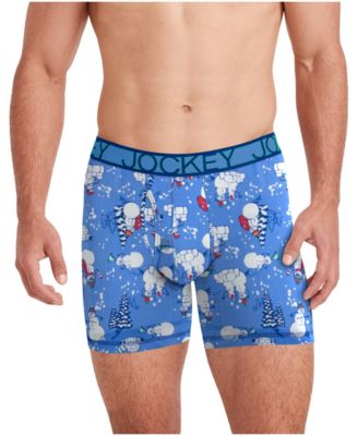  Men's Active Microfiber 3.5" Boxer Brief