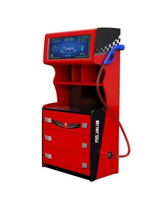 Cilek GTS EV 3 Drawer Chest with Cabinet, Charging Station Theme