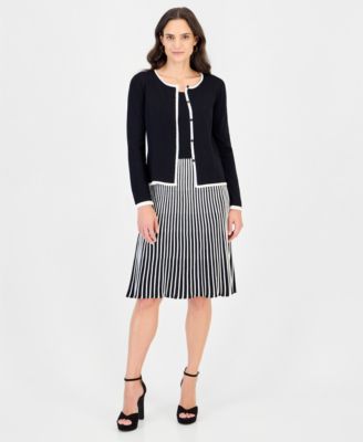Women's Long-Sleeve A-Line Dress