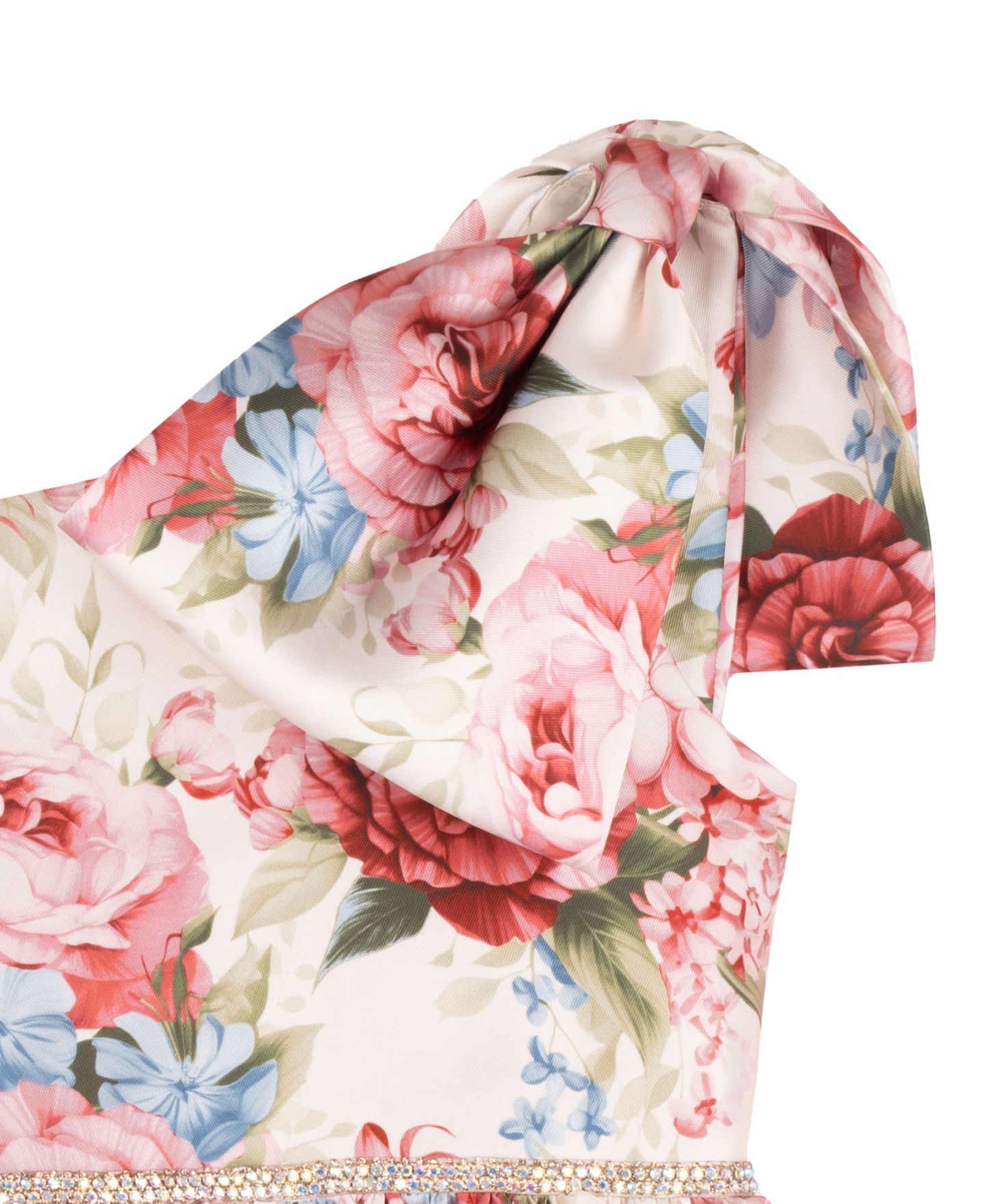 Платье Rare Editions Printed Mikado Dress для девочек, цвет: Разноцветный — фото 3