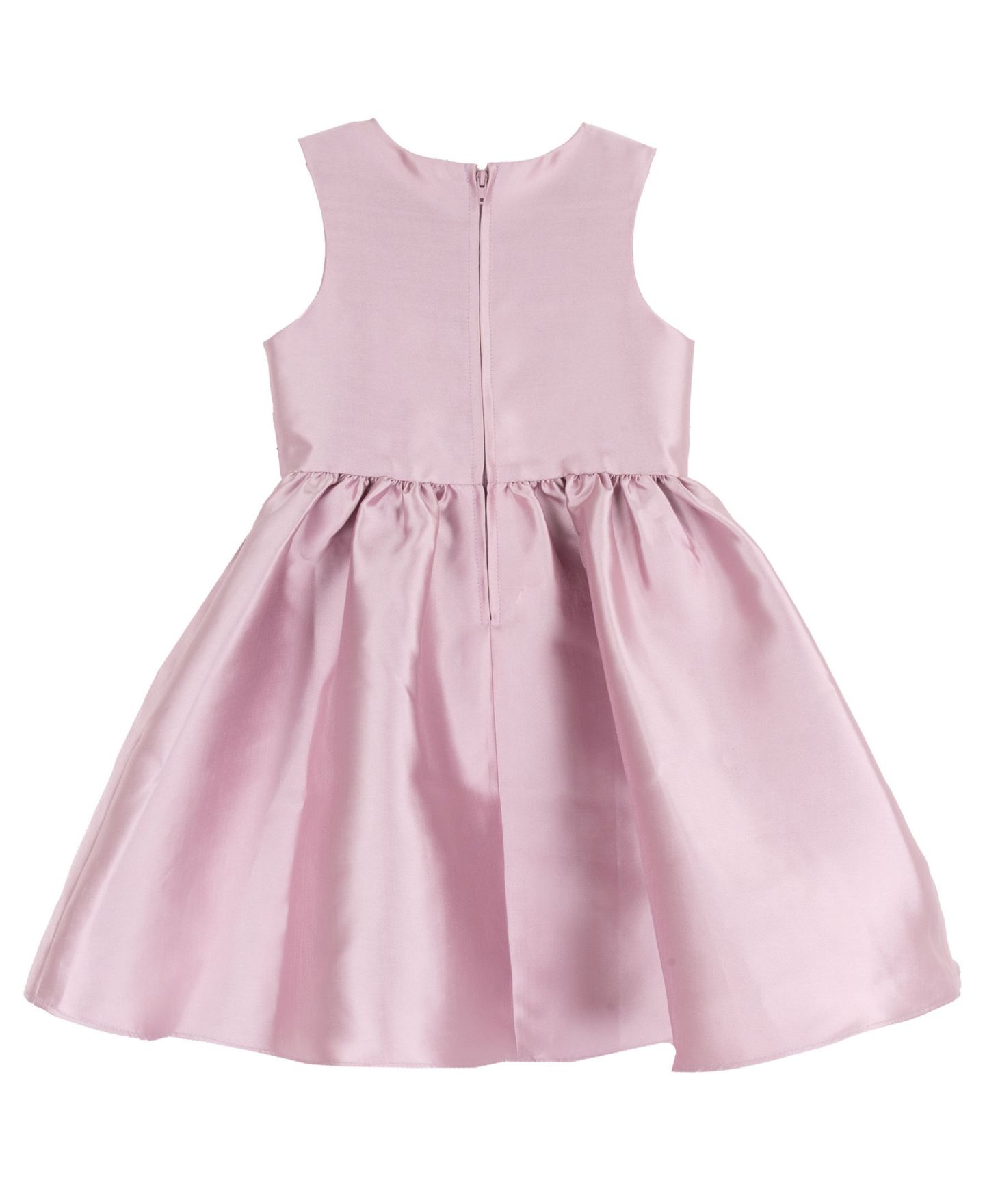 Платье Rare Editions Solid Mikado Drop Waist Dress для девочек, цвет: Розовато-лиловый — фото 2