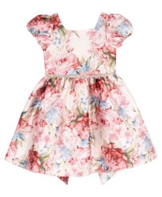 Girls' 4T-6X Printed Mikado Dress