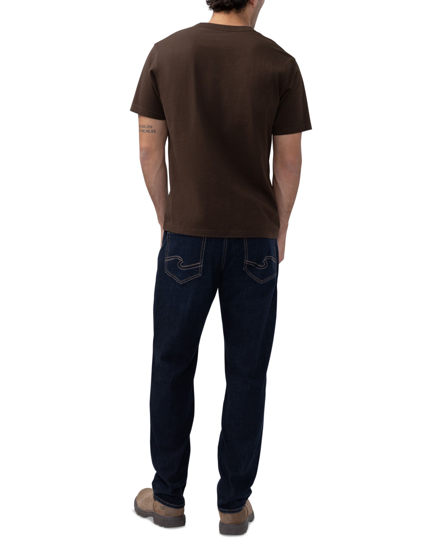 Мужские джинсы Silver Jeans Co. Eddie Slim Straight-Leg, цвет: Гладкий — фото 7