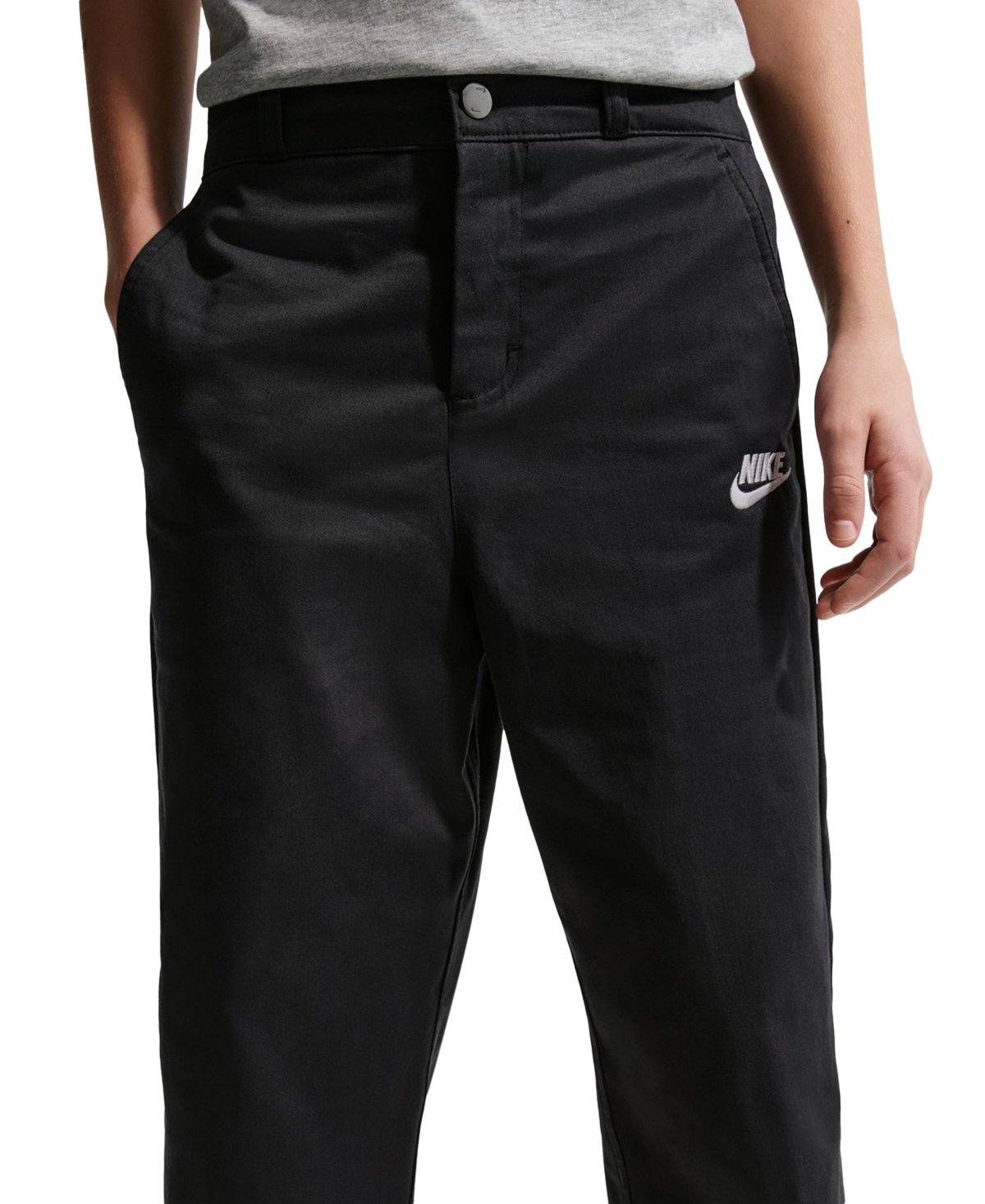 Nike Boys' and Girls' 7-20 Sportswear Club Woven Straight-Leg Pants