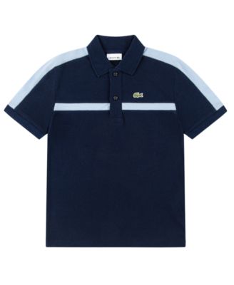 Boys' 10-16 Color-Block Short-Sleeve Polo Shirt