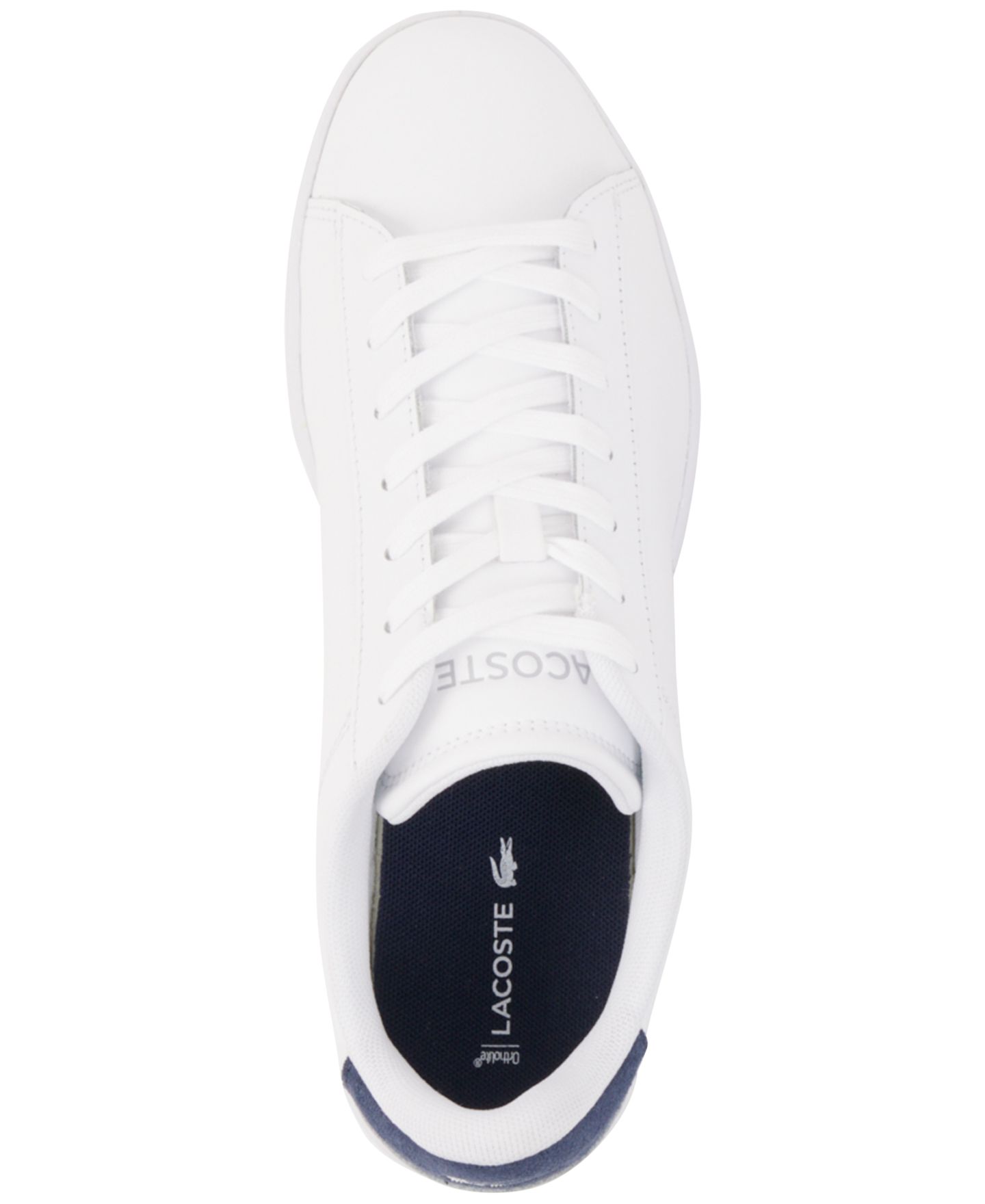 Мужские кроссовки Lacoste Carnaby Signature Crocodile Branding, цвет: Белый — фото 4