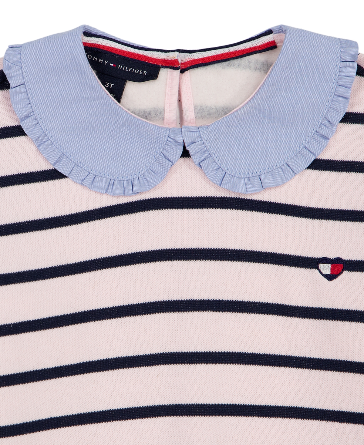 Tommy Hilfiger Girls' 2T-6X Long-Sleeve Top and Pants, 2-Piece Set