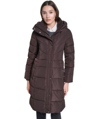 Women's Quilted Puffer Hooded Coat