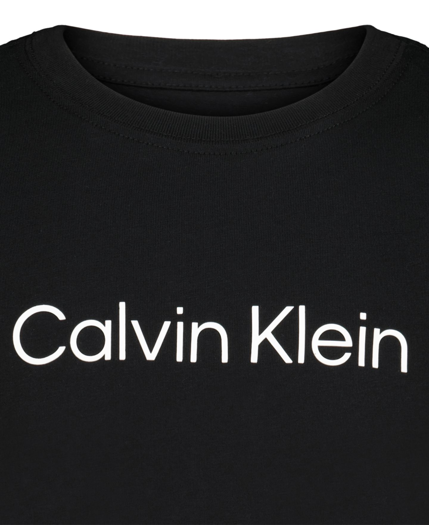 Футболка Calvin Klein Short-Sleeve для мальчиков, цвет: Чёрный — фото 4
