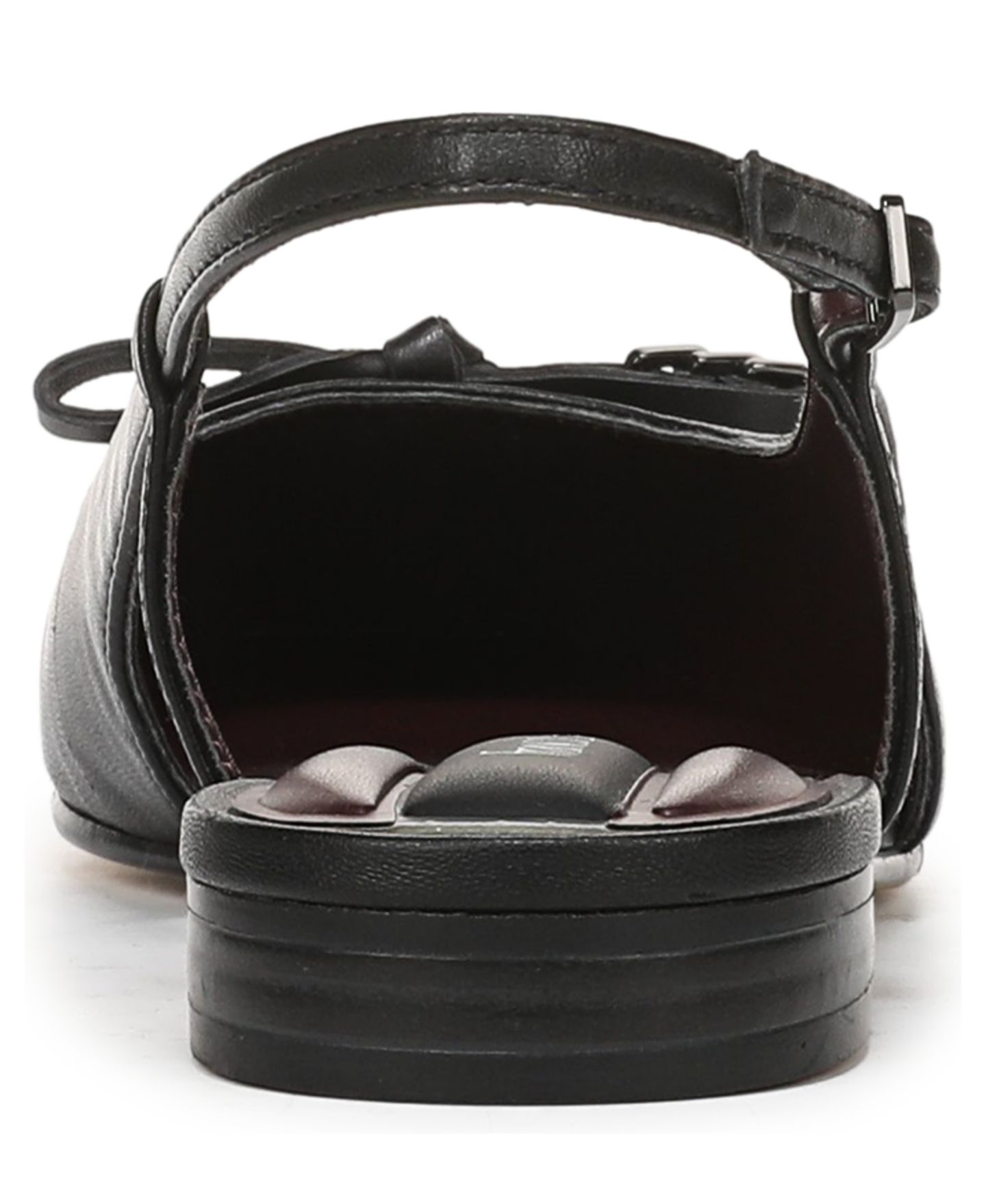 Женские балетки Franco Sarto Ethel Slingback Dress Flats, цвет: Чёрный кожаный — фото 3
