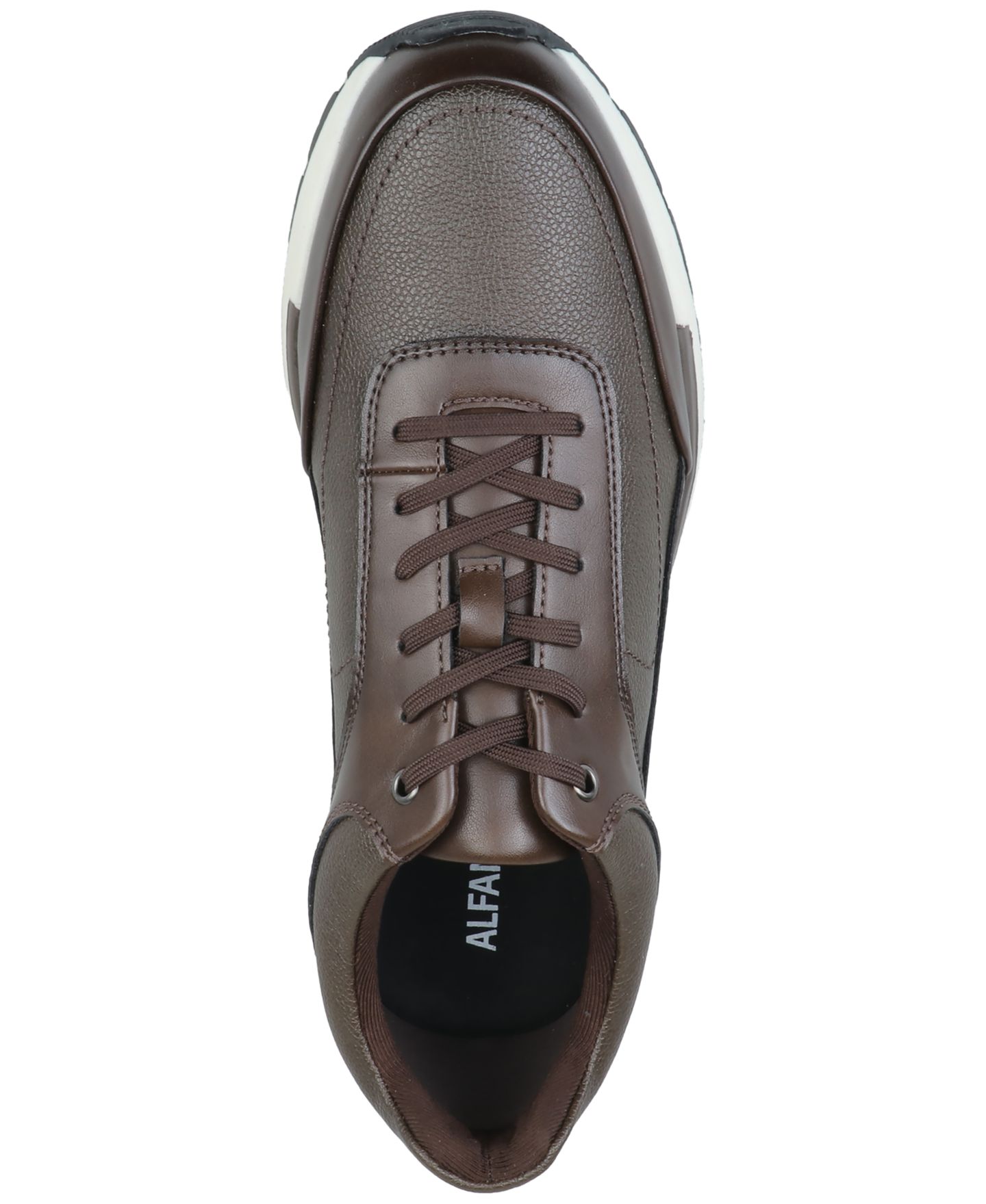 Мужские кроссовки Alfani Lace-Up Jogger, цвет: Тёмно-коричневый — фото 3